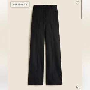 J. Crew Carolina Flare Pant in Stretch Linen Blend